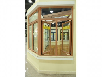 Aluminium Casement Window with Thermal Break Section