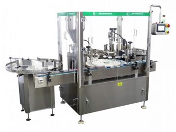 Cream Filling, Sealing and Capping Machine