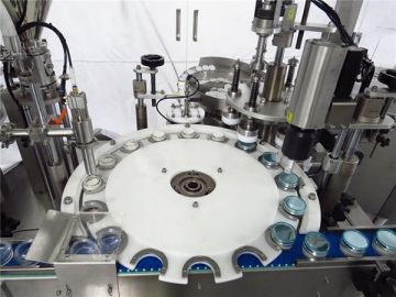 Cream Filling, Sealing and Capping Machine