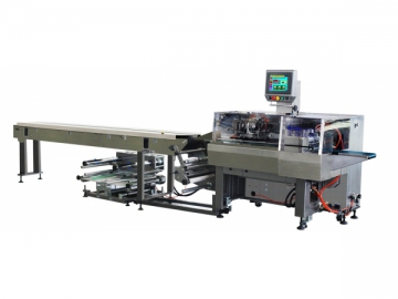 Flow Pack Packaging Machine (Bottom Film Supplying)