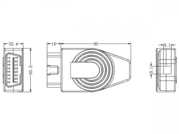 OBD Connector Shell-E