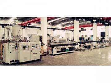 PE,PP precision tube extrusion line