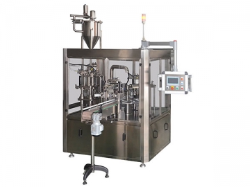 Rotary Cup Filling and Sealing Machine for Dual Cups