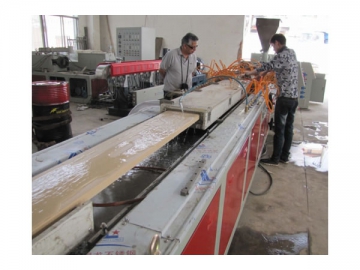 PVC Door/Window Profile / Porous Threading Pipe Extrusion Line