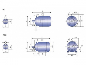 Electric Motor, YD Series