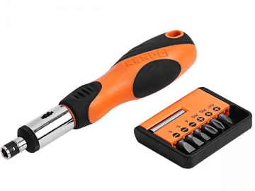 8 pc Ratchet Screwdriver Set