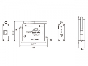 RGB LED Controller for DigiRibbon