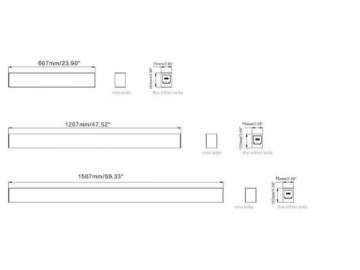 SL10075 LED Linear Light in Continuous Run