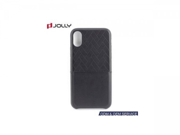 iPhone X Case, Leather Cell Phone Protective Case