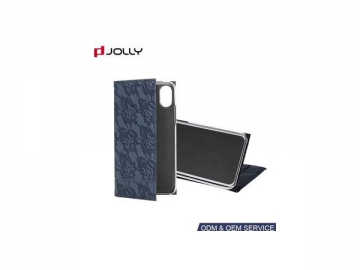 iPhone X Case Leather Flip Cover