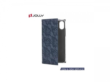iPhone X Case Leather Flip Cover