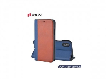 iPhone X Leather Cell Phone Case