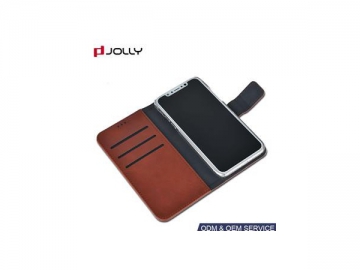 PU iPhone X Wallet Phone Case