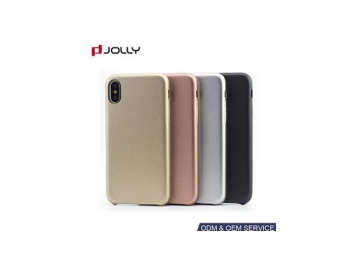 Leather iPhone X Protective Phone Case