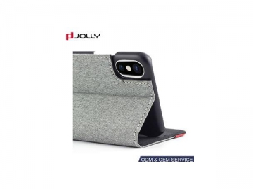 Fabric Leather iPhone X Case