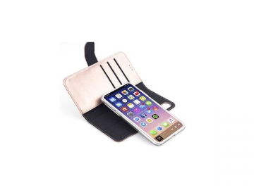 Leather iPhone X Wallet Case
