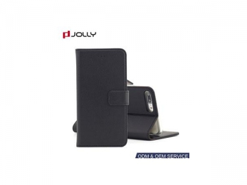 Foldable iPhone 8 Plus Wallet Case with Cell Phone Cover