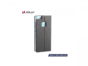 Huawei P10 Lite Leather Case, Waterproof Cell Phone Case