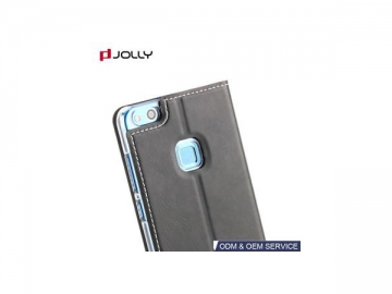 Huawei P10 Lite Leather Case, Waterproof Cell Phone Case