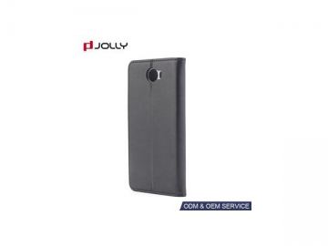 Leather Huawei Y5 II Protective Case, Cardholder Cell Phone Case