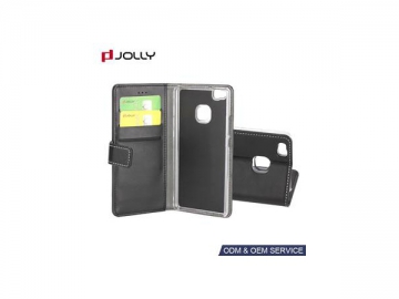 Huawei P9 Lite Wallet Case, Leather Cell Phone Protective Case