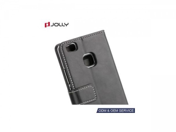 Huawei P9 Lite Wallet Case, Leather Cell Phone Protective Case