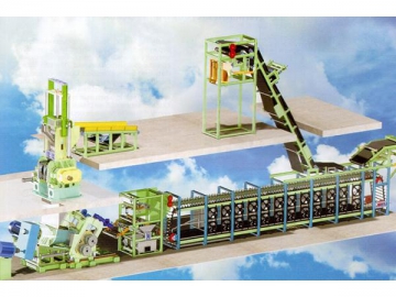 Overhead Rubber Batch Off Cooling Line