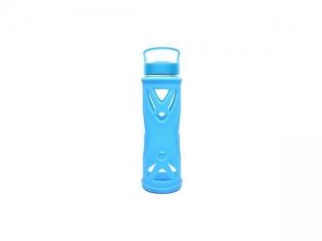 Loop Cap Glass Water Bottle