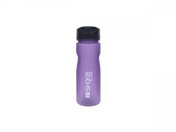24oz Flip Top Tritan Water Bottle with Rubber Coating