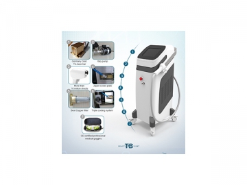 Vertical Diode Laser Hair Removal Machine