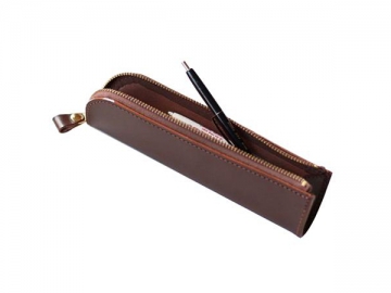 Leather Pen & Pencil Case